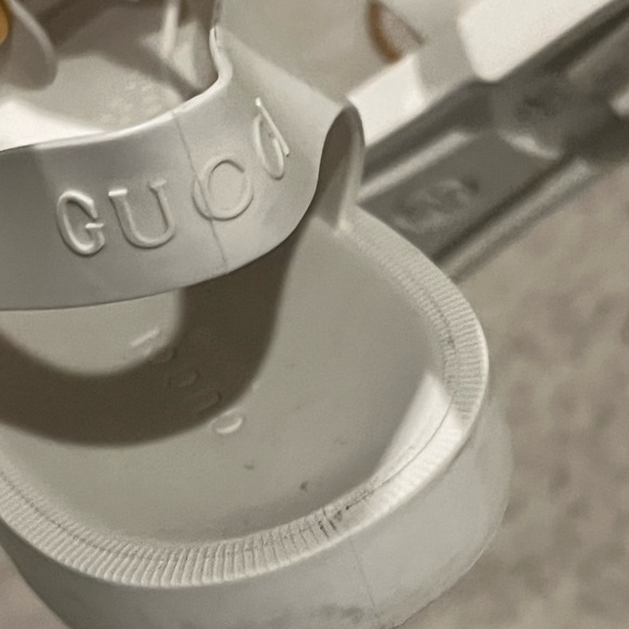 Gucci rubber sandals with crystals.Box included - Picture 4 of 6